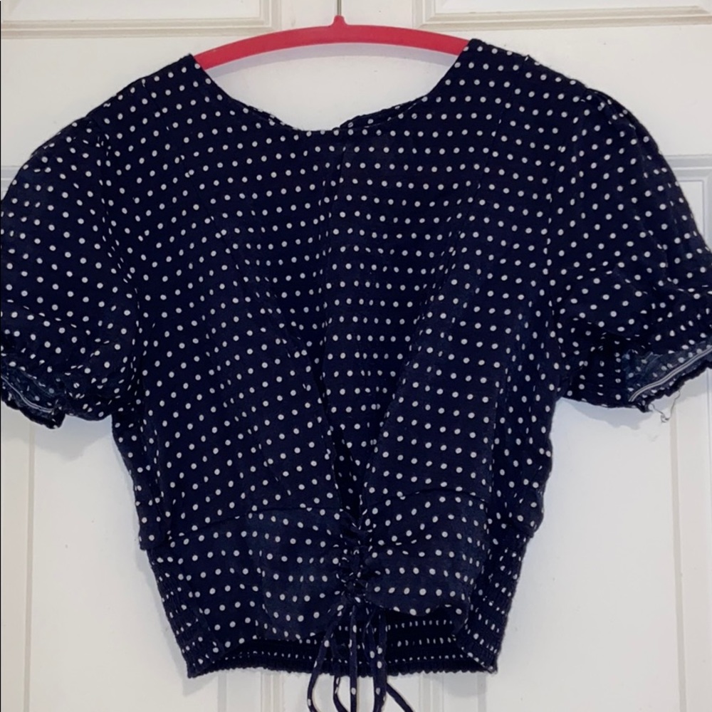 Polka dot blouse!